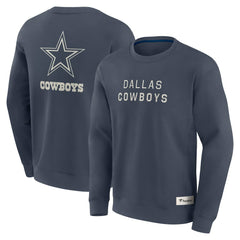 Dallas Cowboys Elements Future Ground Lettering Pullover Sweatshirt - Navy Pullover