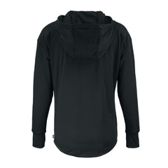 Detroit Lions Cutter & Buck Women's Daybreak Eco Recycled Half-Zip Hoodie - Black Hoodies