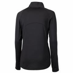 Detroit Lions Cutter & Buck Women's Adapt Eco Knit Stretch Recycled Half-Zip Pullover Top - Black Pullover