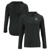 Chicago Bears Cutter & Buck Women's Coastline Epic Comfort Eco Recycled Long Sleeve Hoodie T-Shirt - Black Hoodies