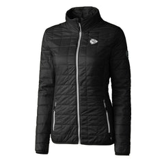 Kansas City Chiefs Cutter & Buck Women's Rainier PrimaLoft Eco Insulated Full-Zip Puffer Jacket - Black Jackets
