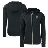 San Francisco 49ers Cutter & Buck Women's Daybreak Eco Recycled Full-Zip Hoodie - Black Hoodies