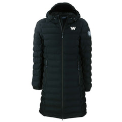 Washington Commanders Cutter & Buck Women's Mission Ridge Repreve Eco Insulated Full-Zip Hoodie Long Puffer Jacket - Black Hoodies