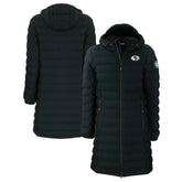 San Francisco 49ers Cutter & Buck Women's Mission Ridge Repreve Eco Insulated Full-Zip Hoodie Long Puffer Jacket - Black Hoodies