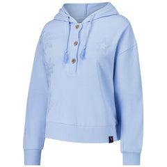 Dallas Cowboys Margaritaville Women's Island Dream Solid Pullover Hoodie - Light Blue Hoodies