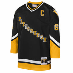 Mario Lemieux Pittsburgh Penguins Mitchell & Ness Youth 1992/93 Captain Patch Power Play Player Jersey - Black | US 201700171