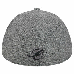 Miami Dolphins New Era Peaky Duckbill Fitted Hat - Gray Hats