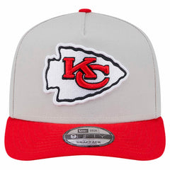 Kansas City Chiefs New Era Decent 9FIFTY A-Frame Snapback Hat - Stone Hats