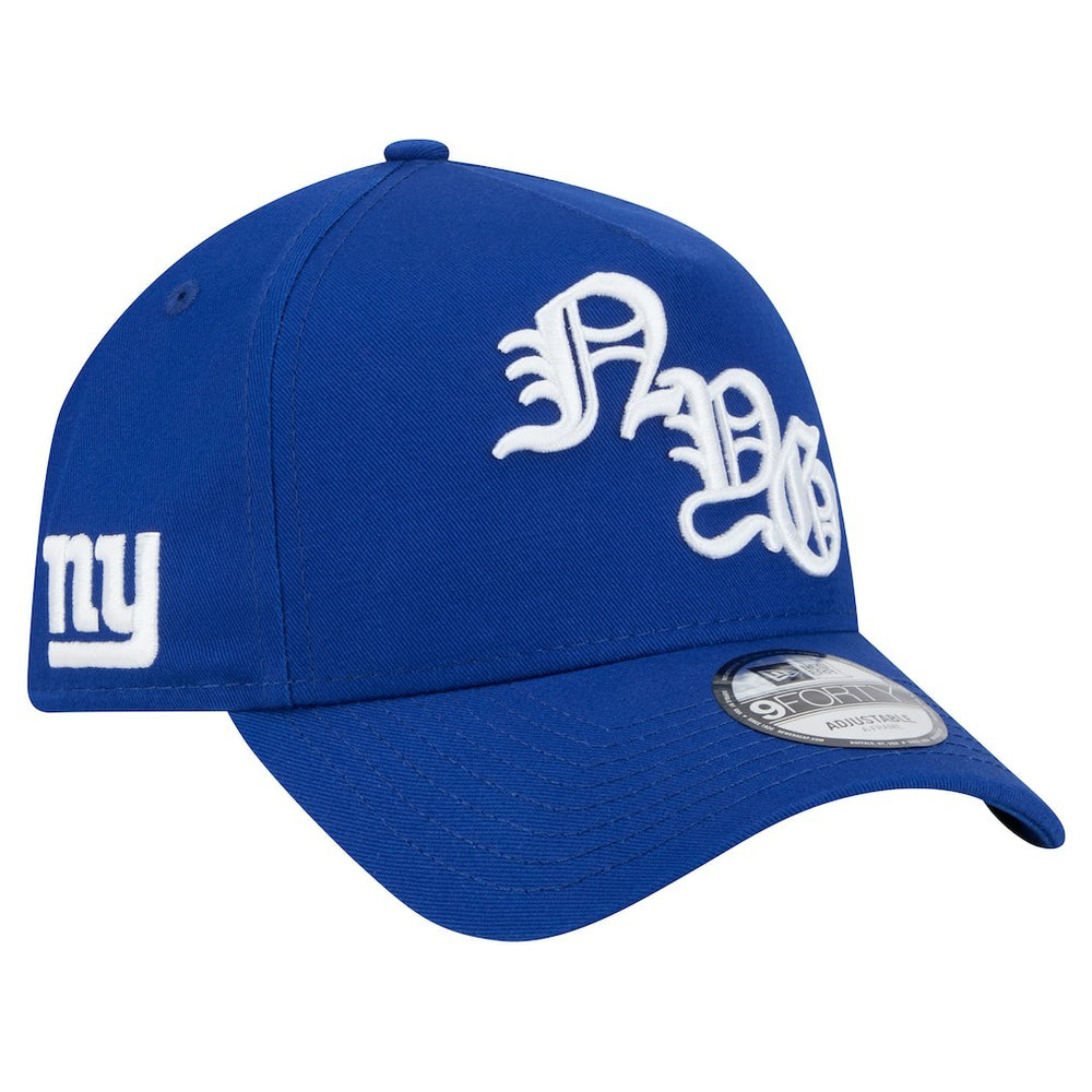 New York Giants New Era Mystic 9FORTY A-Frame Adjustable Hat - Royal Hats