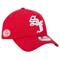 San Francisco 49ers New Era Mystic 9FORTY A-Frame Adjustable Hat - Scarlet Hats