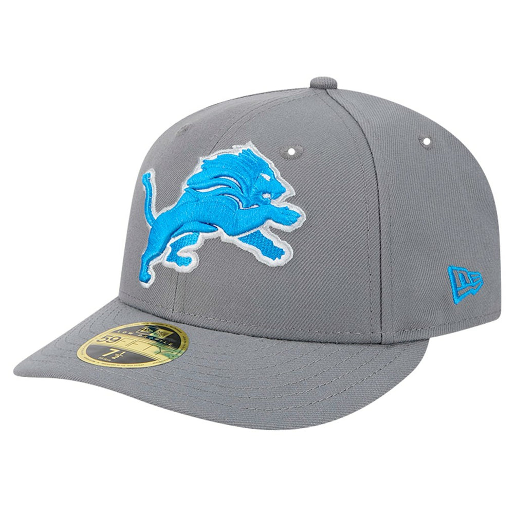 Detroit Lions New Era Omaha Low Profile 59FIFTY Fitted Hat - Gray Hats
