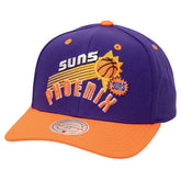Phoenix Suns All In 2.0 Pro Crown Snapback Hat Purple - Mitchell & Ness