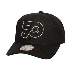 Philadelphia Flyers Mitchell & Ness Soul Strike Neon Logo Pro Crown Adjustable Hat - Black | US 201700908
