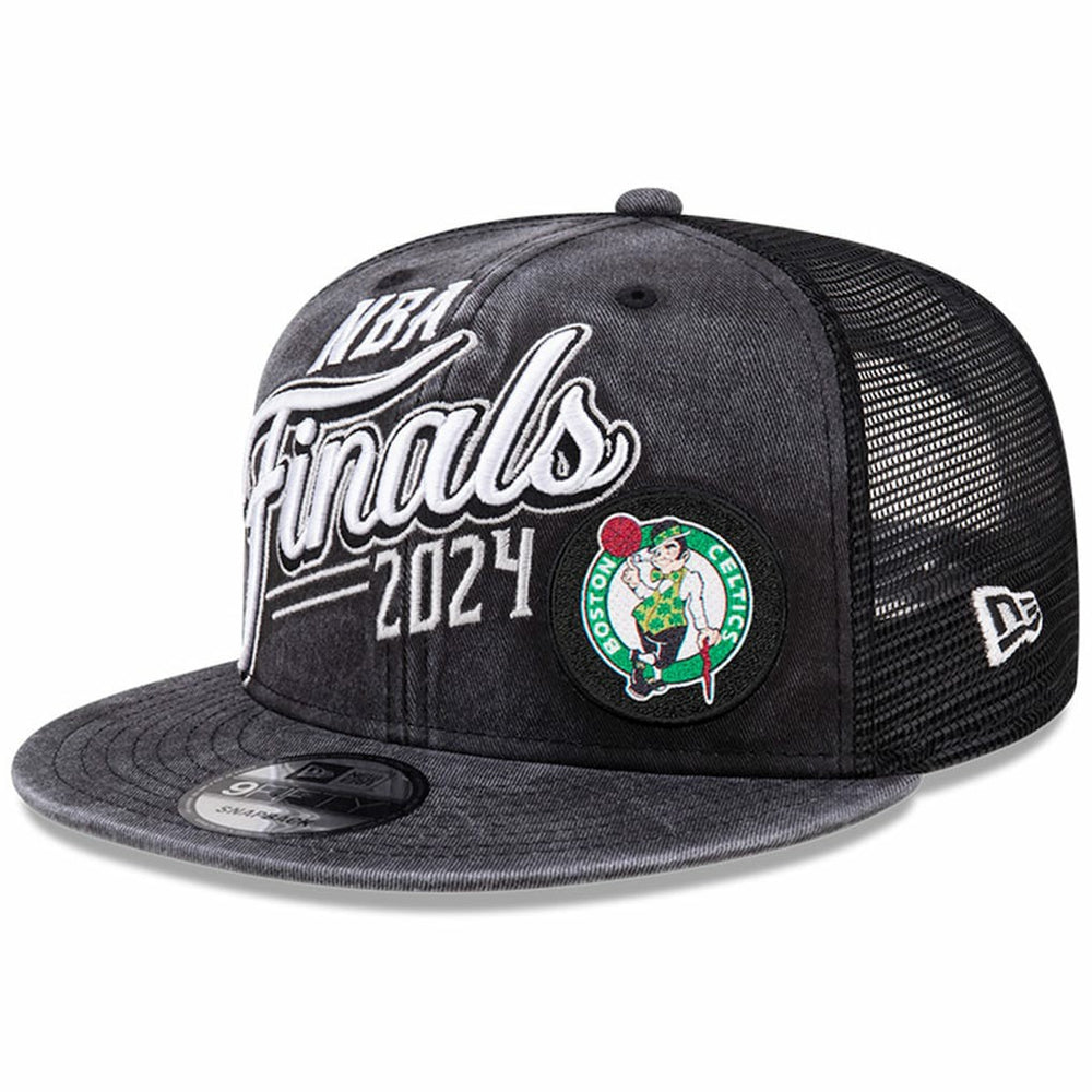 Boston Celtics 2024 Eastern Conference Champions Locker Room 9FIFTY Snapback Hat Black - New Era