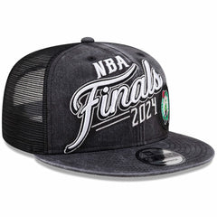 Boston Celtics 2024 Eastern Conference Champions Locker Room 9FIFTY Snapback Hat Black - New Era