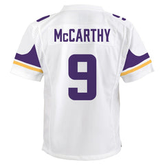 J.J. McCarthy Minnesota Vikings Youth Game Jersey - White Jerseys