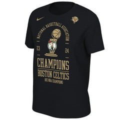 Boston Celtics Women's 18-Time NBA Finals Champions Locker Room T-Shirt Black - Nike