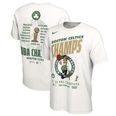 Boston Celtics 2024 NBA Finals Champions Celebration Roster T-Shirt White - Nike