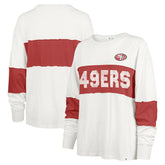 San Francisco 49ers '47 Women's Clubhouse Pride Taylor Long Sleeve T-Shirt - Cream T-shirts