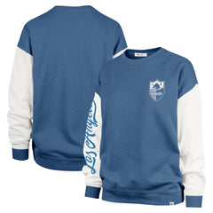 Los Angeles Chargers '47 Women's Double Header Rise Andie Pullover Sweatshirt - Powder Blue Pullover
