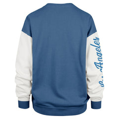 Los Angeles Chargers '47 Women's Double Header Rise Andie Pullover Sweatshirt - Powder Blue Pullover