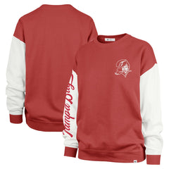 Tampa Bay Buccaneers '47 Women's Double Header Rise Andie Pullover Sweatshirt - Red Pullover