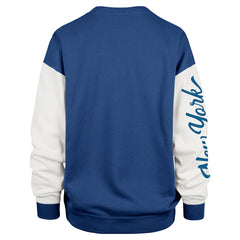 New York Giants '47 Women's Double Header Rise Andie Pullover Sweatshirt - Royal Pullover