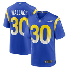 Josh Wallace Los Angeles Rams Game Jersey - Royal Jerseys