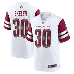 Austin Ekeler Washington Commanders Game Jersey - White Jerseys