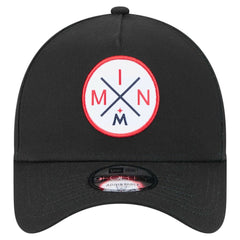Minnesota Twins New Era 9FORTY A-Frame Adjustable Hat - Black Hats