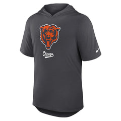 Chicago Bears Tri-Blend Performance Hoodie T-Shirt - Anthracite Hoodies