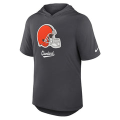 Cleveland Browns Tri-Blend Performance Hoodie T-Shirt - Anthracite Hoodies