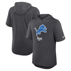 Detroit Lions Tri-Blend Performance Hoodie T-Shirt - Anthracite Hoodies