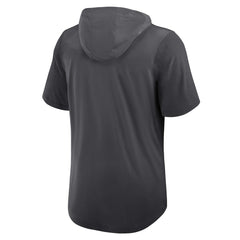 New York Jets Tri-Blend Performance Hoodie T-Shirt - Anthracite Hoodies