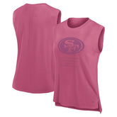 San Francisco 49ers Women's Studio Embrace Tank Top - Pink Tops