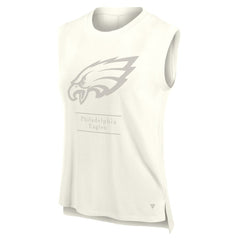 Philadelphia Eagles Women's Studio Embrace Tank Top - Cream Tops