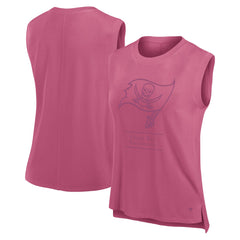 Tampa Bay Buccaneers Women's Studio Embrace Tank Top - Pink Tops
