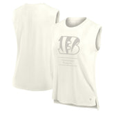 Cincinnati Bengals Women's Studio Embrace Tank Top - Cream Tops