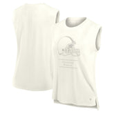 Cleveland Browns Women's Studio Embrace Tank Top - Cream Tops