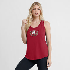 San Francisco 49ers Women's Iron Fan Tank Top - Scarlet Tops
