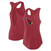 Arizona Cardinals Women's Iron Fan Tank Top - Cardinal Tops