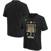 Boston Celtics Youth 2024 NBA Finals Champions Expressive T-Shirt Black - Nike