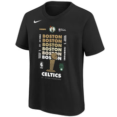 Boston Celtics Youth 2024 NBA Finals Champions Expressive T-Shirt Black - Nike
