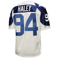 Charles Haley Dallas Cowboys 1994 Authentic Throwback Retired Player Jersey - White Jerseys