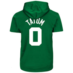 Jayson Tatum Boston Celtics Big & Tall Short Sleeve Hoodie Kelly Green - Fanatics