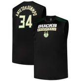 Giannis Antetokounmpo Milwaukee Bucks Profile Big & Tall Player Muscle Tank Black