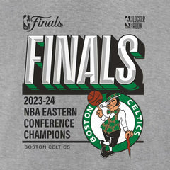Boston Celtics 2024 Eastern Conference Champions Locker Room Big & Tall T-Shirt Heather Gray - Fanatics