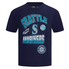 Seattle Mariners Pro Standard Turn It Up Dropped Shoulder T-Shirt - Navy T-shirts
