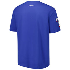Texas Rangers Pro Standard Turn It Up Dropped Shoulder T-Shirt - Royal T-shirts