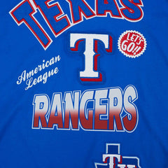 Texas Rangers Pro Standard Turn It Up Dropped Shoulder T-Shirt - Royal T-shirts